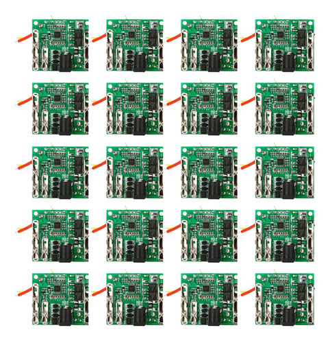Placa De Protección De Carga De Batería De Litio, 20x 5s, 18