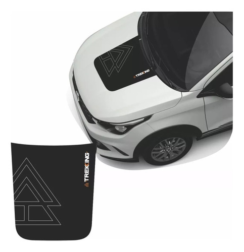 Adesivo Faixa Capô Fiat Argo Trekking 2020 2021 2022 2023