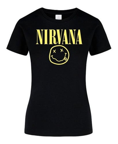 Playera Dama Nirvana Concierto Rock Moda Oferta!!