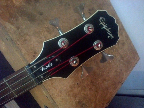 Imagen 6 de 6 de EpiPhone Viola Electric Bass Guitar, Vintage Sunburst