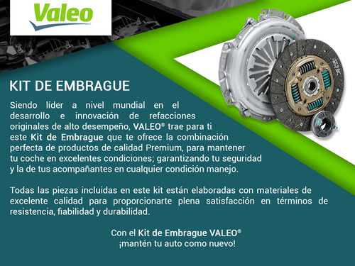1 Kit De Clutch Valeo Pointer L4 1.8l 1998 A 2009 Calidad Eo