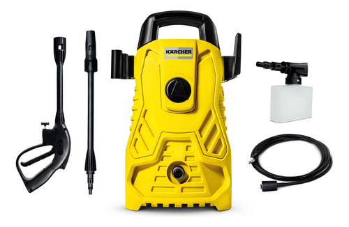 Lavadora de alta presión Kärcher Residential Karcher Compact 19943700 de 1400 W, color amarillo con 1500 bar de presión máxima de 220 V