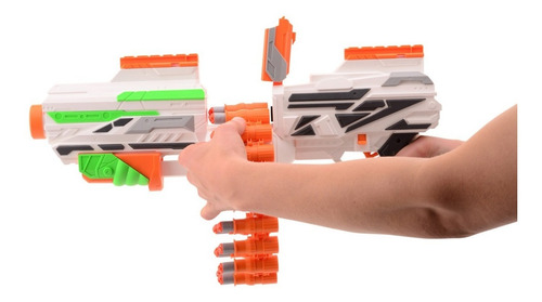 Pistola Lanza Dardos 50cm Tipo Nerf Tack Pro Rattle 31060