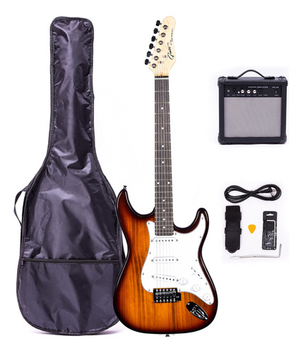 Grote Kit Guitarra Elecrica Para Principiante Cuerpo Solido