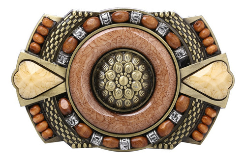 Hebilla De Vaquero Indio Boho Occidental Para Hombre, Nativo