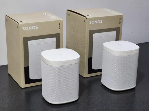 Sonos One Sl, Dos Bosinas Wifi, Blancas, 2nd Gen
