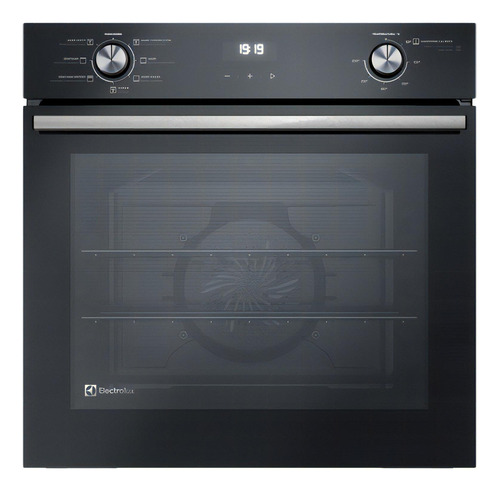 Horno Convección Empotrable Negro Eléctrico Electrolux 80l