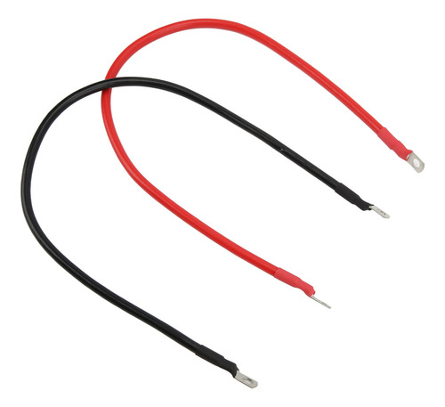 Cable Inversor De Batería, 2 Piezas, Rojo Y Negro, Calibre 8