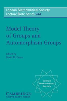 Libro Model Theory Of Groups And Automorphism Groups - Da...
