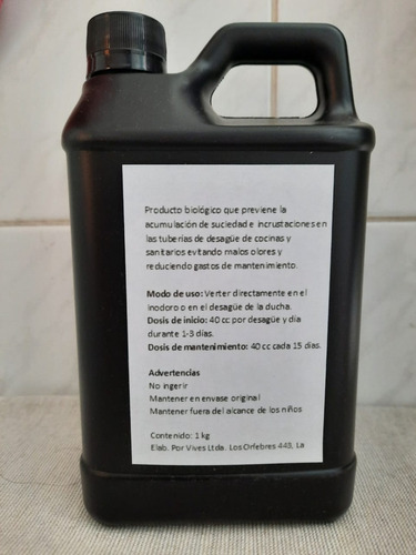 Biofoss 90 Producto Biodegradable Destapa Tina, Lavamanos