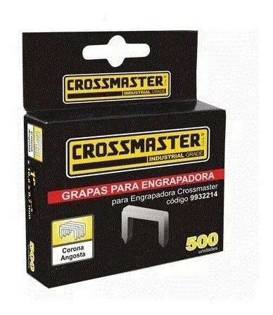 Imagen 2 de 5 de Grapas Para Grapadora 12 X 10,6 Mm Recta 500 U Crossmaster