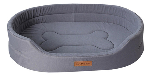 Cama Suave Para Perros, Cama Para Cachorros, Base Gris Xl