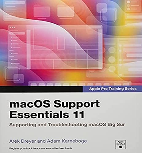 Book : Macos Support Essentials 11 - Apple Pro Training...