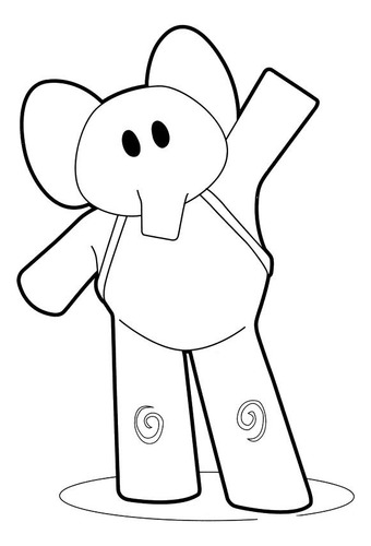 Pocoyo Libro Colorear Pintar