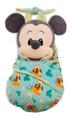 Pelúcia Disney Mickey Baby 25cm Turma Do Mickey Fun Original
