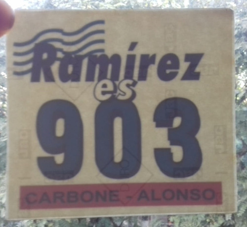 Adhesivo Ramirez Lista 903 Elecciones 1994 Partido Nacional