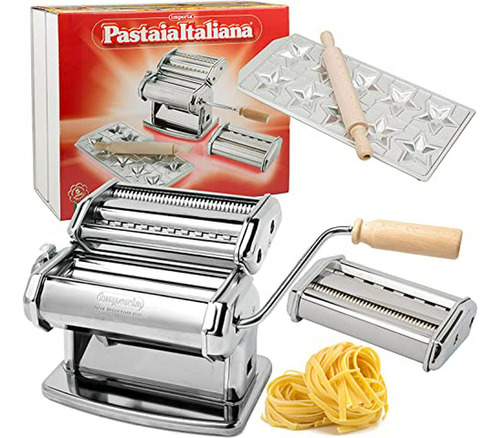 Máquina Para Hacer Pasta De  - Juego De Lujo Con 2 Accesorio