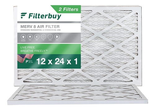 Filtro De Aire De 12x24x1 Merv 8 Dust Defense (paquete ...