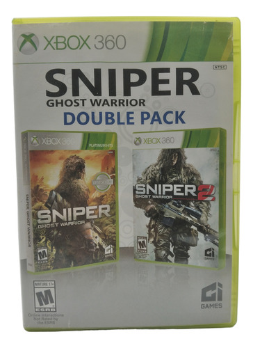 Game Sniper Ghost Warrior Double Pack Original Xbox 360
