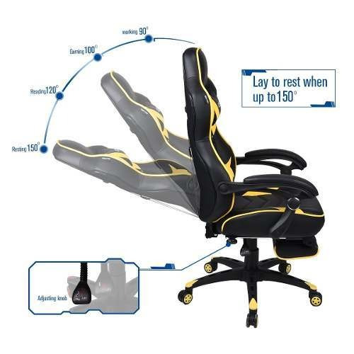 Silla de escritorio Elecwish Racing Style gamer ergonómica