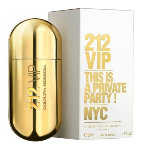 Imagen 2 de 3 de Carolina Herrera 212 VIP VIP EDP 50 ml para mujer