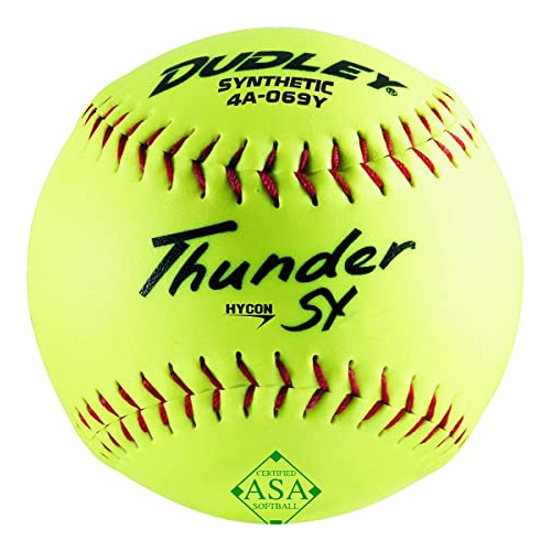 Pelota De Softball Thunder Sy, Certificación Asa, 12 P...
