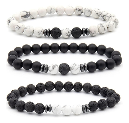 Aonklot Pulseras De Cuentas Para Hombre Pulsera De Ojo De Ti