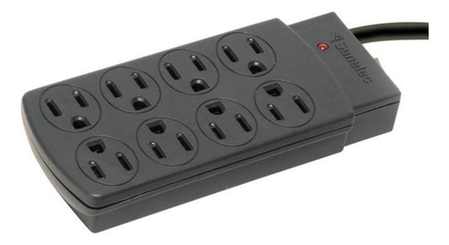 Multicontacto Eléctrico Escritorio Pared 8 Enchufes Santul