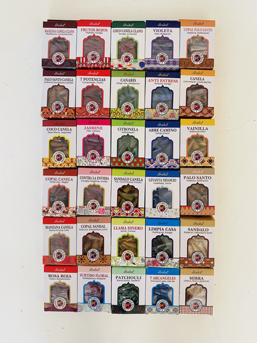 Incienso Mayoreo 120 Conos C/ Portaincienso Surtido Aromas