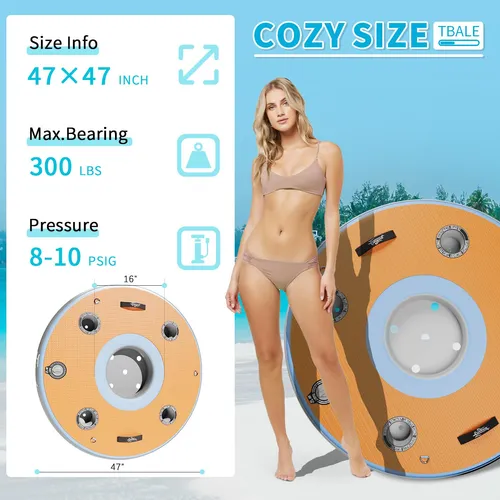 Barra Flotante Inflable Para Piscina Ivy & Lane Con Portavas