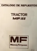 Comprar Manual De Repuestos Tractor Massey Ferguson 155
