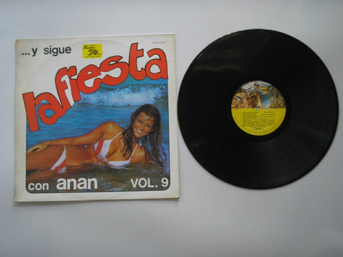 Lp Vinilo Anibal Angel  Y Sigue La Fiesta Con Anan Vol9-1984