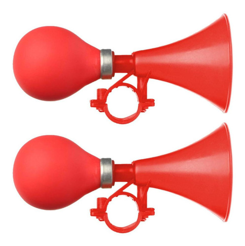 Bocinas Modernas De Bicicletas, Mxnrd-002, 2 Pzas, Rojo, 15x Color Rojo