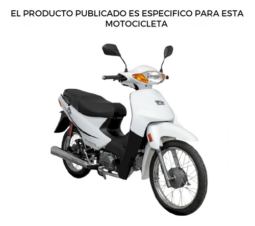 Motomel Trip 110 Jgo Espejos Ovales Rosca 8mm Negro Blitz