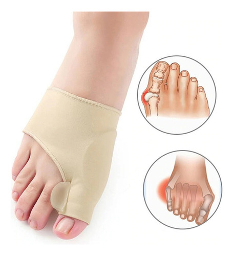 Corrector Ortopédico Juanetes X2 Hallux Valgus Separador Par