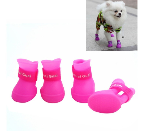 Preciosos Zapatos Rosados Para Perros