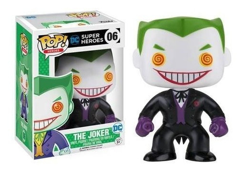 Funko Pop Dc Super Heroes Black Suit Joker No. 06 Exclusivo 