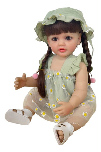 Muñeca De Vinilo De Silicona Suave Reborn, 55 Cm, Para Niña