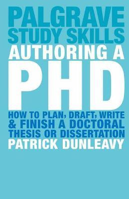 Libro Authoring A Phd : How To Plan, Draft, Write And Fin...