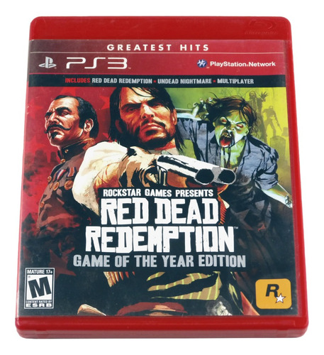 Red Dead Redemption Goty Original Playstation 3 Ps3
