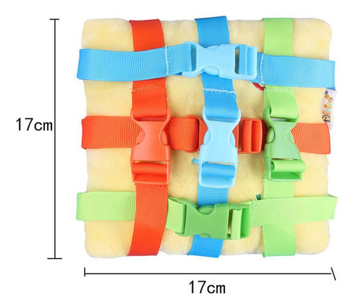 2xsoft Cloth Buckle Life Skill Juguete Educativo A Abrochar