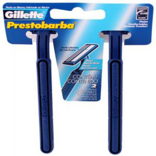 Máquina Afeitar Gillette Prestobarba Piel Sensible 2pzas