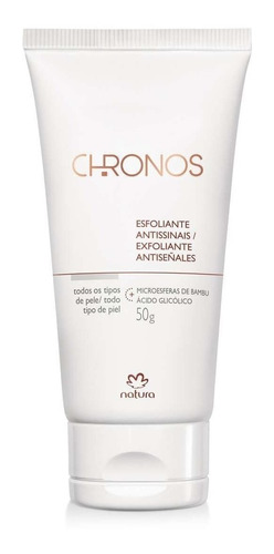 Crema Exfoliante Antiseñales Natura Chronos Día/noche Para Todo Tipo De Piel De 50ml/50g 18+ Años