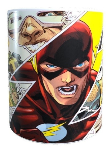 Taza Flash, Heroe, Dc Liga De Justicia Alta Calidad Diseño 3