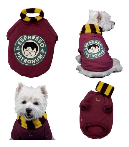 Abrigo Buzo Frisa - Ropa Para Perros - Harry - Potter