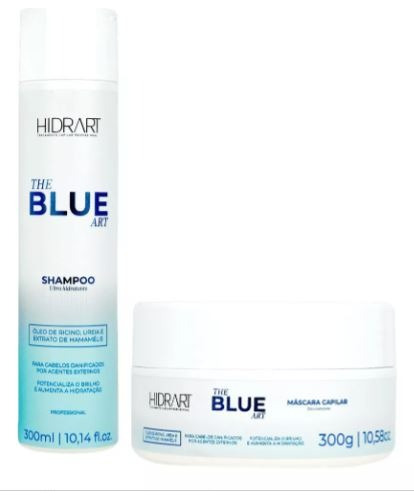 Shampoo E Máscara Ultra Hidratação - The Blue Art Hidrart