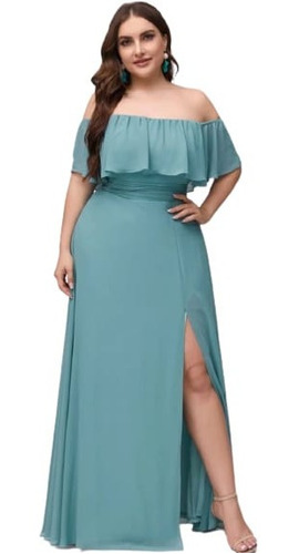 Vestido De Fiesta, Gala, Matrimonio, Boda Invitada Curvy Xl 