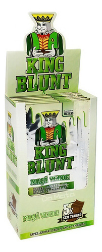 Seda King Blunt Maçã Verde  C/ 25 Units