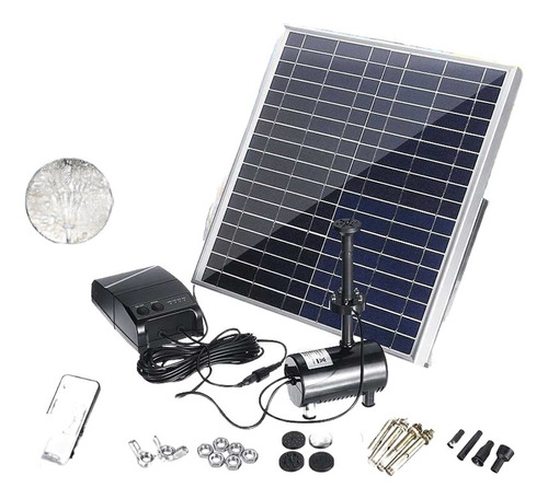 Fuente De Energía Solar 15w Panel Solar + Kit De Bomba De