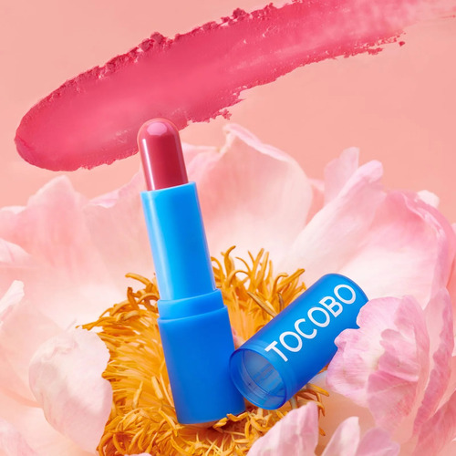 Tocobo Bálsamo Labial Rose Petal - Textura Terciopelo